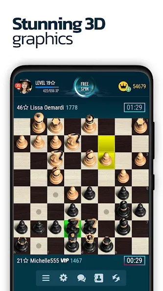 Скачать Chess Online мод — Разблокированы премиум-доски и темы — скриншот 1 Скачать Chess Online мод — Разблокированы премиум-доски и темы — скриншот 1