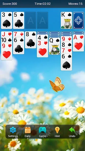 Solitaire — Неограниченные подсказки и отмены, скачать мод APK — скриншот 2