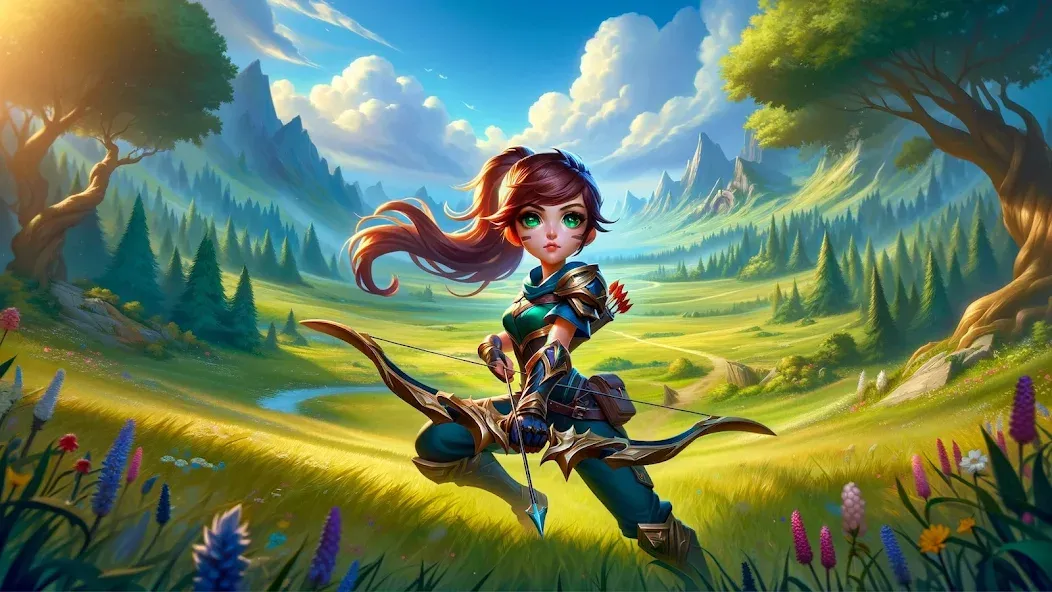 Archer Hunter - Adventure Game — взломанная версия, Безлимитные деньги и здоровье — скриншот 1 Archer Hunter - Adventure Game — взломанная версия, Безлимитные деньги и здоровье — скриншот 1