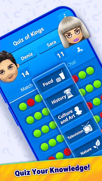 Скачать Quiz Of Kings: Trivia Games на Андроид с модом — Безлимитные подсказки и монеты — скриншот 2 Скачать Quiz Of Kings: Trivia Games на Андроид с модом — Безлимитные подсказки и монеты — скриншот 2