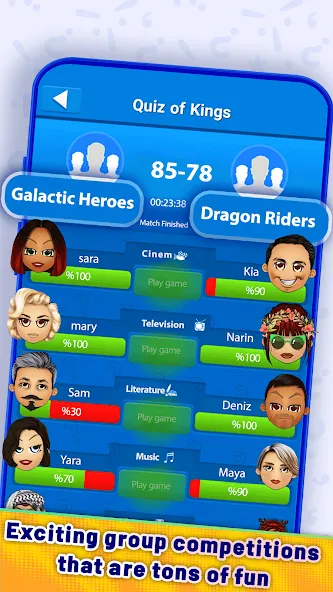 Скачать Quiz Of Kings: Trivia Games на Андроид с модом — Безлимитные подсказки и монеты — скриншот 4 Скачать Quiz Of Kings: Trivia Games на Андроид с модом — Безлимитные подсказки и монеты — скриншот 4