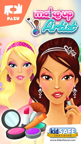 Makeup Girls - Games for kids на телефон — скачать мод: Все предметы макияжа разблокированы — скриншот 1 Makeup Girls - Games for kids на телефон — скачать мод: Все предметы макияжа разблокированы — скриншот 1