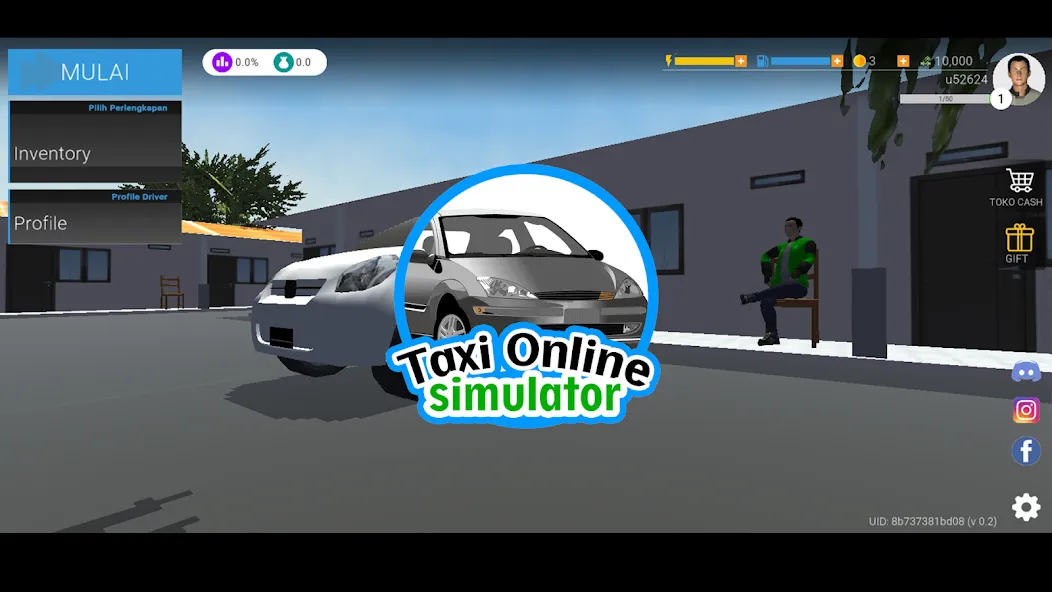 Taxi Online Simulator ID — Безлимитные деньги и быстрые машины, скачать мод APK — скриншот 1