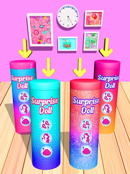 Color Reveal Suprise Doll Game — взломанная версия, Безлимитные монеты и все куклы — скриншот 1 Color Reveal Suprise Doll Game — взломанная версия, Безлимитные монеты и все куклы — скриншот 1