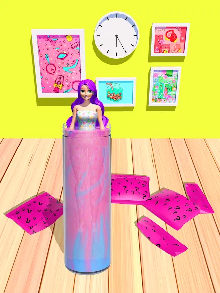Color Reveal Suprise Doll Game — взломанная версия, Безлимитные монеты и все куклы — скриншот 2 Color Reveal Suprise Doll Game — взломанная версия, Безлимитные монеты и все куклы — скриншот 2