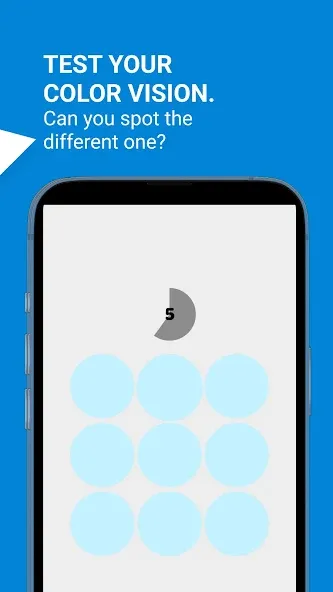 Color Blind Test Game — Улучшенная проверка цветов без ограничений, скачать мод APK — скриншот 3