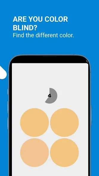 Color Blind Test Game — Улучшенная проверка цветов без ограничений, скачать мод APK — скриншот 5