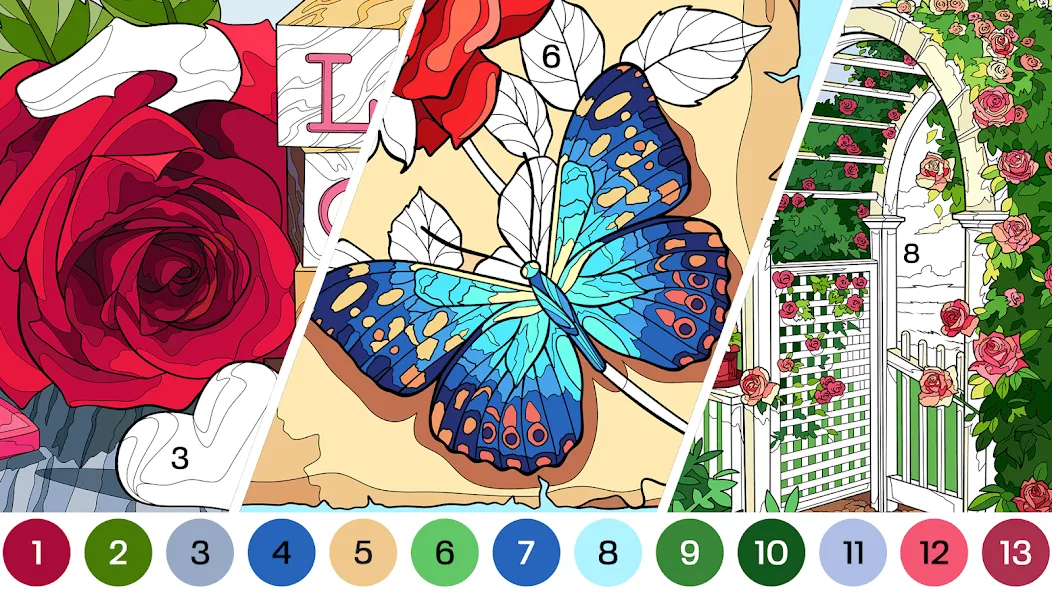 Tap Color Pro: Color By Number взлом APK — Без рекламы и все раскраски открыты — скриншот 2