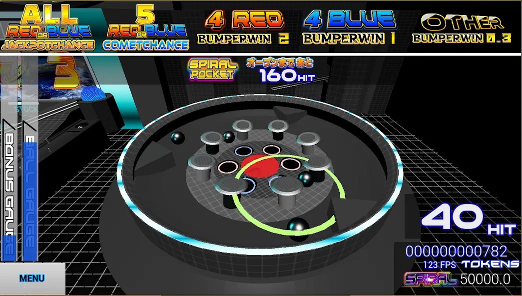CosmoSpiral(メダルゲーム] — Безлимитные монеты и бонусы, скачать мод APK — скриншот 2