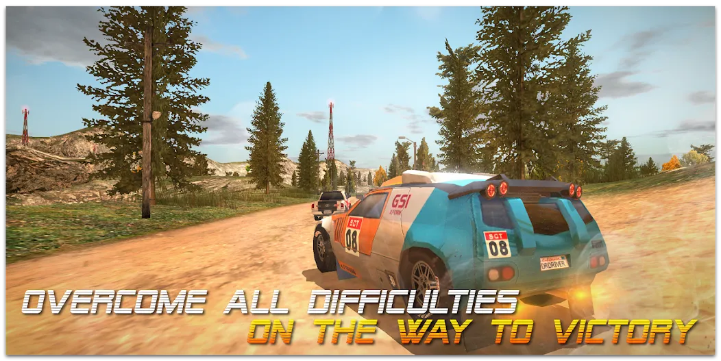 Скачать Xtreme Rally Driver HD на Андроид с модом — Безлимитные деньги и все машины открыты — скриншот 3