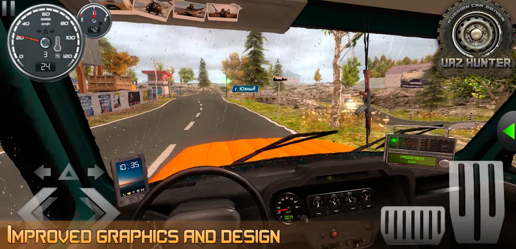 Скачать Russian Car Driver Uaz Hunter Mod APK — Безлимитные деньги и топливо — скриншот 5 Скачать Russian Car Driver Uaz Hunter Mod APK — Безлимитные деньги и топливо — скриншот 5