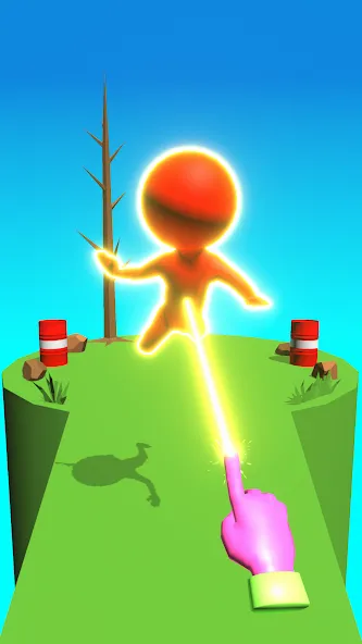 Magic Finger 3D взлом на Андроид — Безлимитные деньги и все уровни — скриншот 1