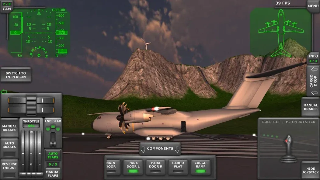 Скачать Turboprop Flight Simulator мод — Безлимитные деньги и все самолёты — скриншот 2