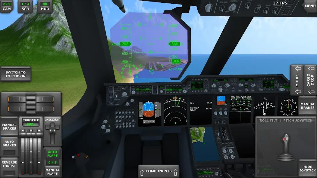 Скачать Turboprop Flight Simulator мод — Безлимитные деньги и все самолёты — скриншот 3