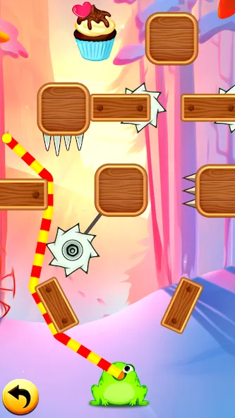 Frog Thife: Candy Thief Puzzle MOD APK скачать на Андроид — Безлимитные деньги и все уровни открыты — скриншот 1 Frog Thife: Candy Thief Puzzle MOD APK скачать на Андроид — Безлимитные деньги и все уровни открыты — скриншот 1