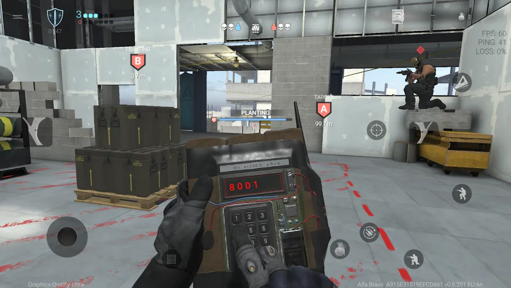 Скачать Combat Master Mobile FPS на Андроид с модом — Бесконечные патроны и улучшенное оружие — скриншот 4