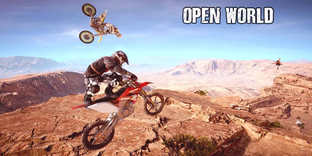 Dirt MX Bikes KTM Motocross 3D — скачать мод: Безлимитные деньги и открыты все уровни — скриншот 1 Dirt MX Bikes KTM Motocross 3D — скачать мод: Безлимитные деньги и открыты все уровни — скриншот 1