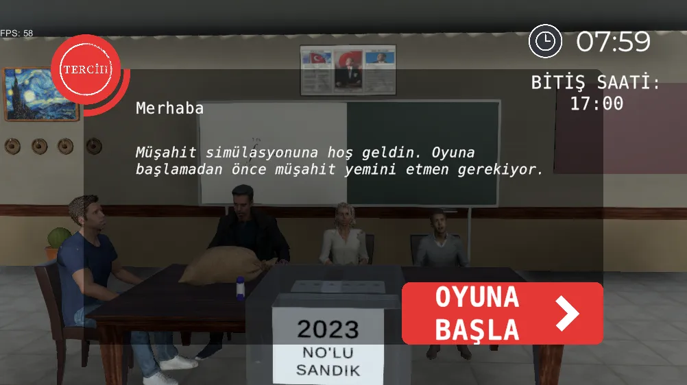 Скачать Seçim 2023 Müşahit oyunu последней версии — Неограниченные голоса и все уровни — скриншот 2 Скачать Seçim 2023 Müşahit oyunu последней версии — Неограниченные голоса и все уровни — скриншот 2