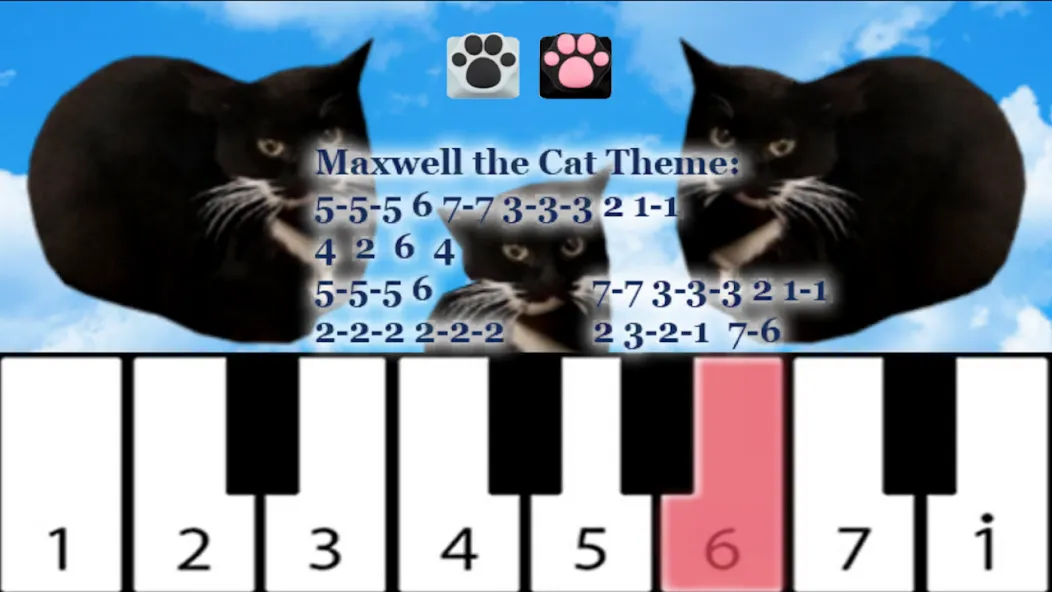 Maxwell the Cat piano MOD APK: Все песни разблокированы и без рекламы — скриншот 3 Maxwell the Cat piano MOD APK: Все песни разблокированы и без рекламы — скриншот 3
