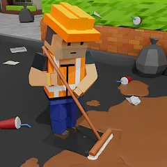 Cleaning Idle бесплатно на Андроид — мод: Безлимитные деньги и всё открыто
