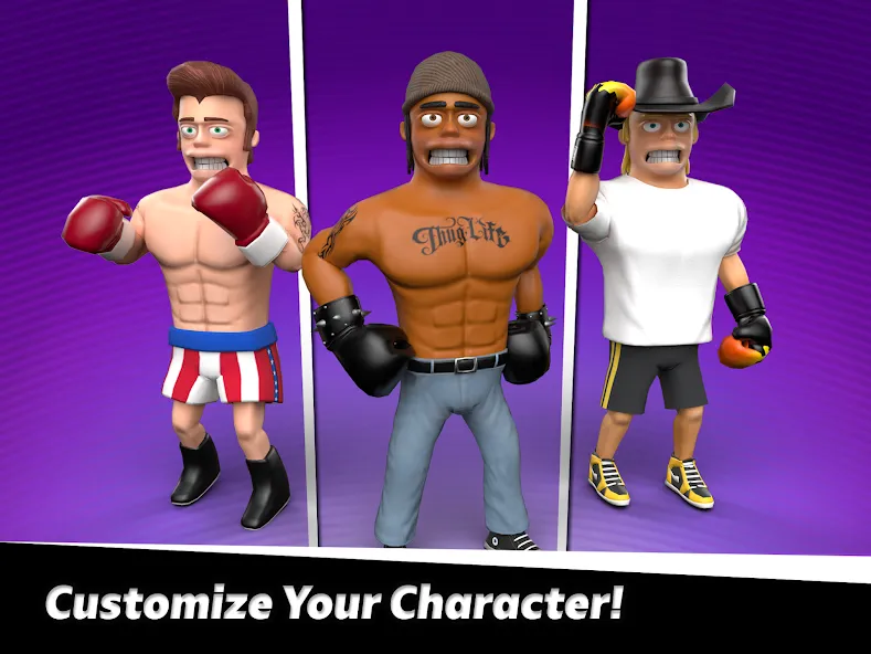 Smash Boxing: Punch Hero MOD APK скачать на Андроид — Безлимитные деньги и усиленные удары — скриншот 2 Smash Boxing: Punch Hero MOD APK скачать на Андроид — Безлимитные деньги и усиленные удары — скриншот 2