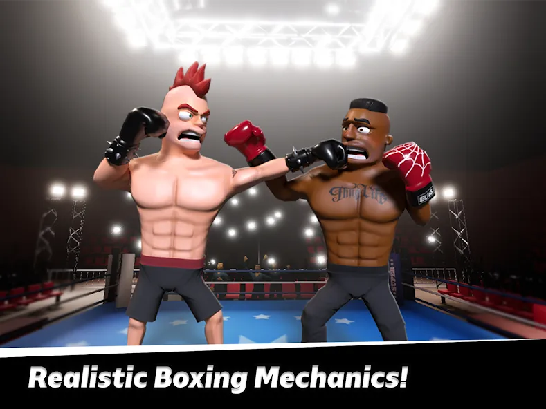 Smash Boxing: Punch Hero MOD APK скачать на Андроид — Безлимитные деньги и усиленные удары — скриншот 3 Smash Boxing: Punch Hero MOD APK скачать на Андроид — Безлимитные деньги и усиленные удары — скриншот 3