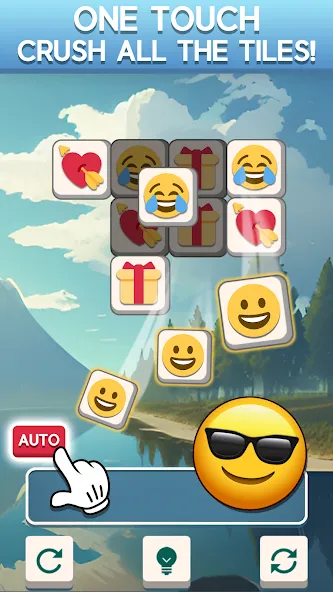 Tile Match Emoji -Triple Tile взлом на Андроид — Безлимитные подсказки и жизни — скриншот 3 Tile Match Emoji -Triple Tile взлом на Андроид — Безлимитные подсказки и жизни — скриншот 3