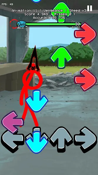 Beat Fight Stickman Full Week MOD APK: Безлимитные деньги и все персонажи — скриншот 2 Beat Fight Stickman Full Week MOD APK: Безлимитные деньги и все персонажи — скриншот 2