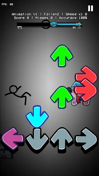 Beat Fight Stickman Full Week MOD APK: Безлимитные деньги и все персонажи — скриншот 5 Beat Fight Stickman Full Week MOD APK: Безлимитные деньги и все персонажи — скриншот 5