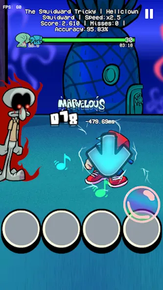 Trickward Undersea Beat Battle — Новые ритмичные подводные битвы, скачать мод APK — скриншот 1