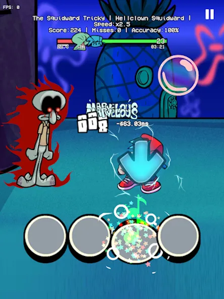 Trickward Undersea Beat Battle — Новые ритмичные подводные битвы, скачать мод APK — скриншот 4