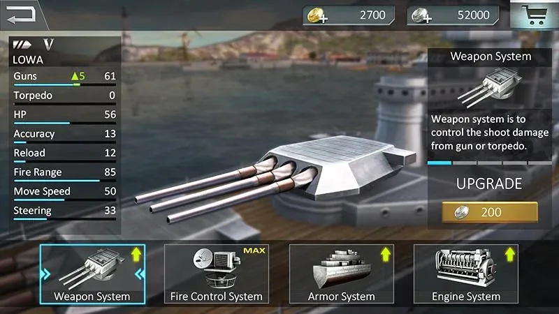 Warship Attack 3D взлом на Андроид — Безлимитные деньги и патроны — скриншот 3