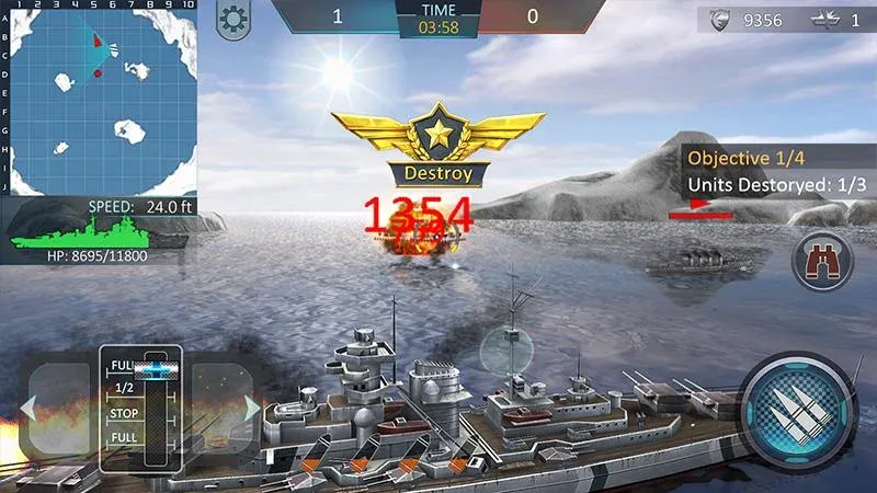 Warship Attack 3D взлом на Андроид — Безлимитные деньги и патроны — скриншот 4