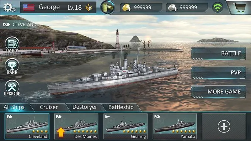 Warship Attack 3D взлом на Андроид — Безлимитные деньги и патроны — скриншот 5