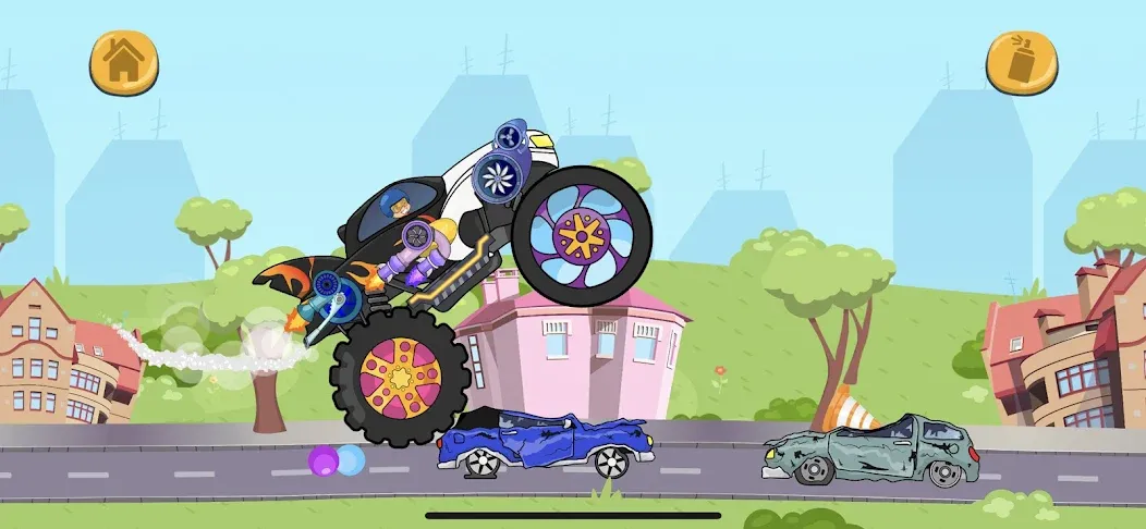 Скачать взлом Vlad & Niki Car Games for Kids — Открыты все машины и трассы — скриншот 2