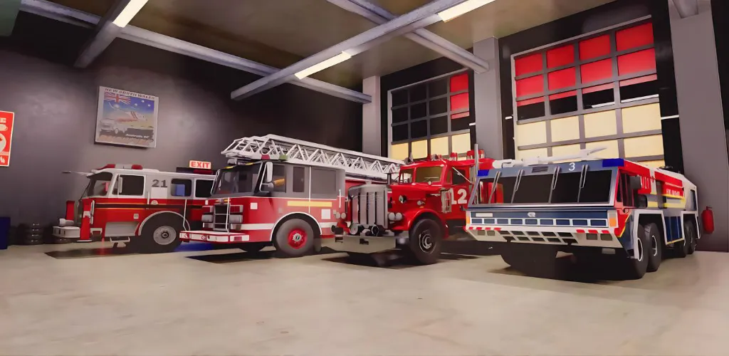 Скачать взлом Real Firefighter 3D Simulator — Безлимитные деньги и топливо — скриншот 4