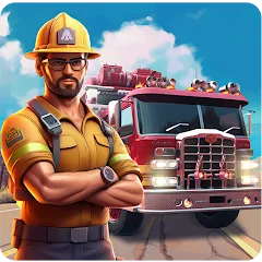 Скачать взлом Real Firefighter 3D Simulator — Безлимитные деньги и топливо