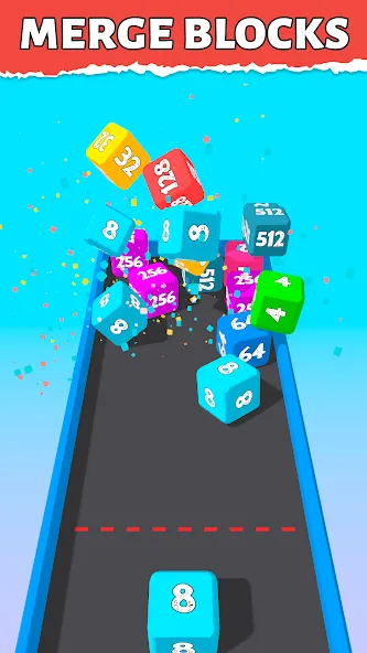 Bounce Merge 2048 Join Numbers — взломанная версия, Безлимитные монеты и подсказки — скриншот 2 Bounce Merge 2048 Join Numbers — взломанная версия, Безлимитные монеты и подсказки — скриншот 2