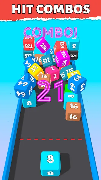 Bounce Merge 2048 Join Numbers — взломанная версия, Безлимитные монеты и подсказки — скриншот 5 Bounce Merge 2048 Join Numbers — взломанная версия, Безлимитные монеты и подсказки — скриншот 5