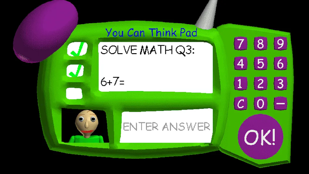 Baldi's Basics Classic взлом на Андроид — Безлимитные подсказки и лёгкое прохождение — скриншот 2 Baldi's Basics Classic взлом на Андроид — Безлимитные подсказки и лёгкое прохождение — скриншот 2