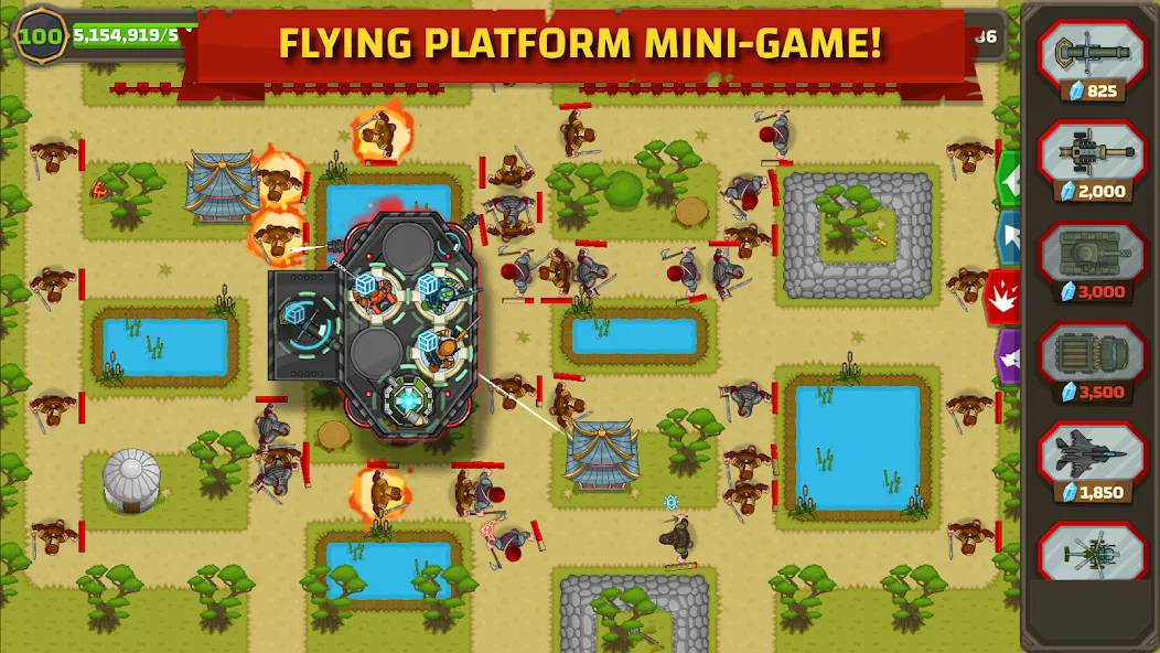 Ancient Allies Tower Defense на телефон — скачать мод: Безлимитные ресурсы и все башни — скриншот 3