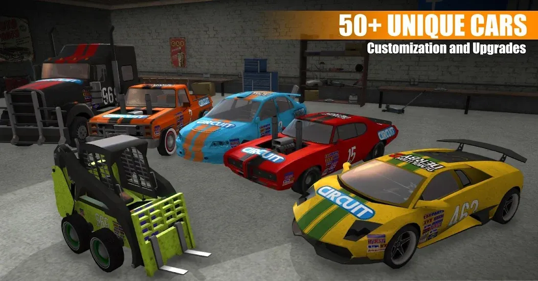 Скачать Demolition Derby 2 Mod APK — Безлимитные деньги и топливо — скриншот 3 Скачать Demolition Derby 2 Mod APK — Безлимитные деньги и топливо — скриншот 3