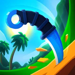 Flippy Knife: 3D flipping game (Мод: Безлимитные монеты и ножи открыты) — скачать на Андроид