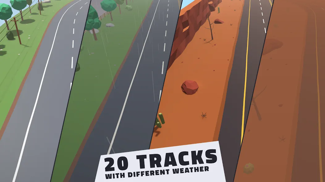 Polygon Drift: Traffic Racing — последняя версия с модом (Без рекламы и открыты машины) — скриншот 3 Polygon Drift: Traffic Racing — последняя версия с модом (Без рекламы и открыты машины) — скриншот 3