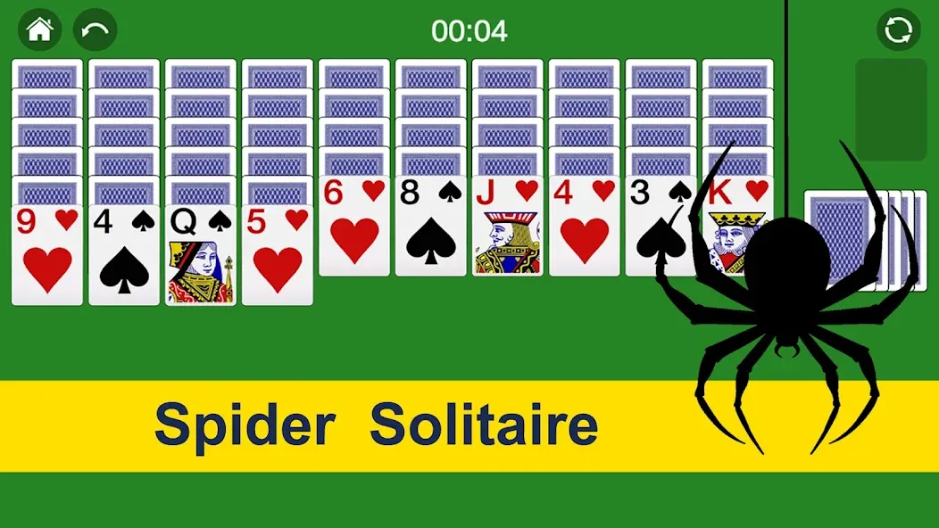 Скачать Spider Solitaire Card Game Fun бесплатно — Без рекламы и подсказки доступны — скриншот 1 Скачать Spider Solitaire Card Game Fun бесплатно — Без рекламы и подсказки доступны — скриншот 1