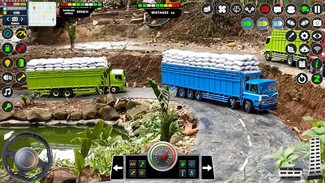 Скачать Mud Truck Runner Simulator 3D бесплатно — Безлимитные деньги и топливо — скриншот 3
