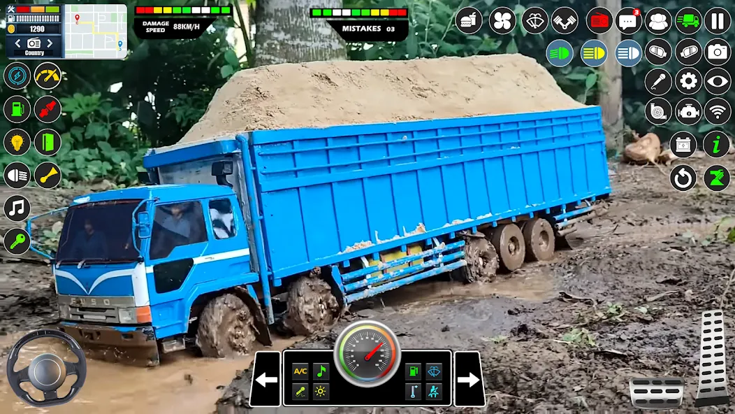 Скачать Mud Truck Runner Simulator 3D бесплатно — Безлимитные деньги и топливо — скриншот 4