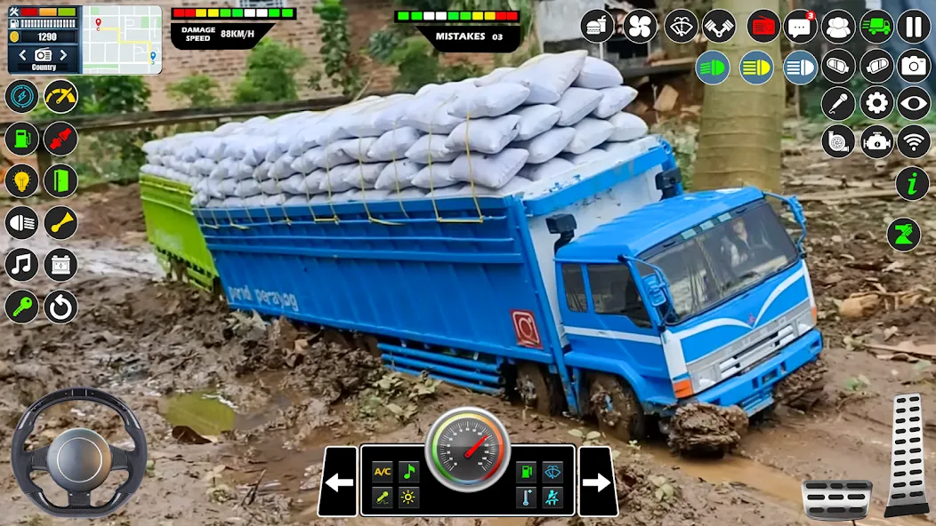 Скачать Mud Truck Runner Simulator 3D бесплатно — Безлимитные деньги и топливо — скриншот 5