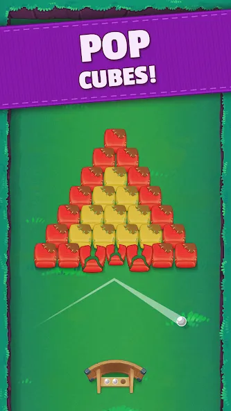 Bouncefield: Brick Breaker — последняя версия с модом (Безлимитные жизни и усиленные бонусы) — скриншот 1