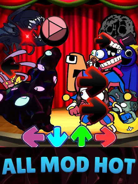 Скачать Digital Rap Night Battles Mod APK — Безлимитные деньги и все треки открыты — скриншот 4 Скачать Digital Rap Night Battles Mod APK — Безлимитные деньги и все треки открыты — скриншот 4